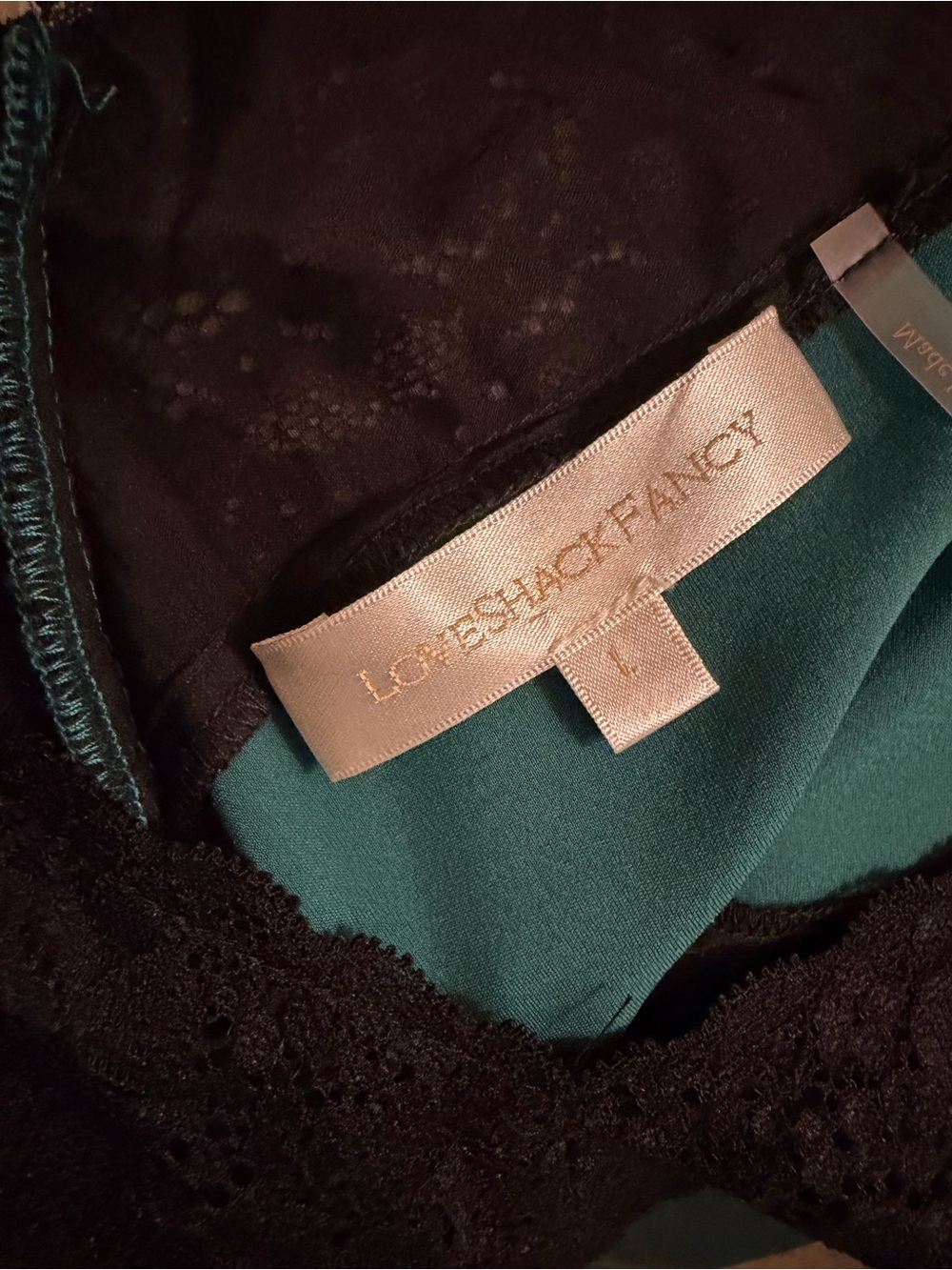 LoveShackFancy Serita Dress in Emerald Green - Picture 5 of 5